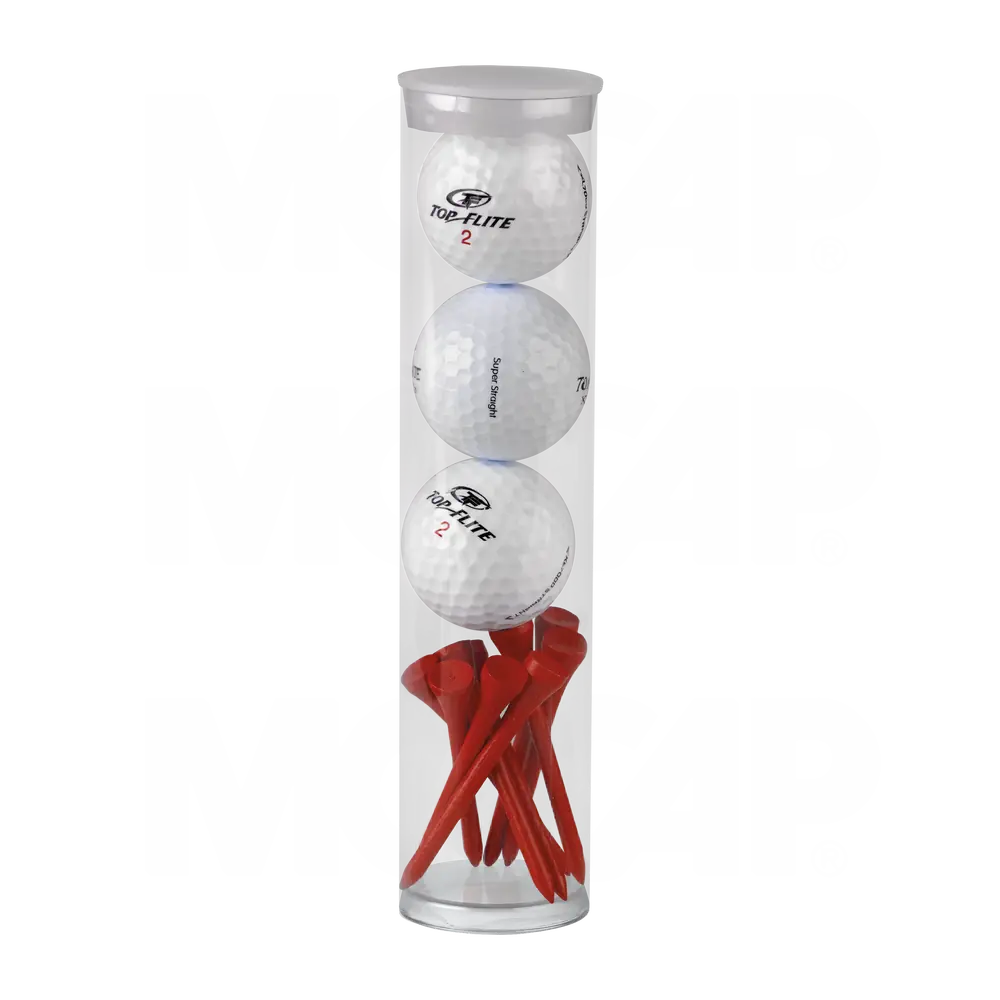 Empaques Cleartec - Tubo para Pelotas de Golf Empaques Cleartec - Tubo para Pelotas de Golf